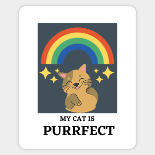 My Cat Is Purrfect Sticker